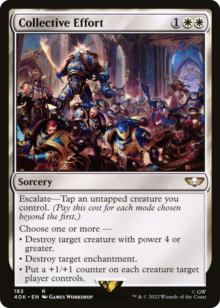 Image of Collective Effort (40K-183) - Warhammer 40,000 Commander