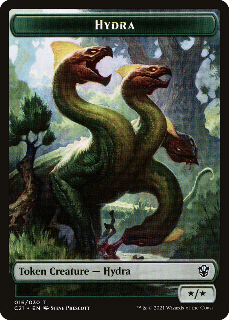 Image of Hydra (TC21-016) - Commander 2021 Tokens