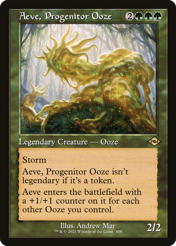 Image of Aeve, Progenitor Ooze (Retro Frame) (MH2-409) - Modern Horizons 2