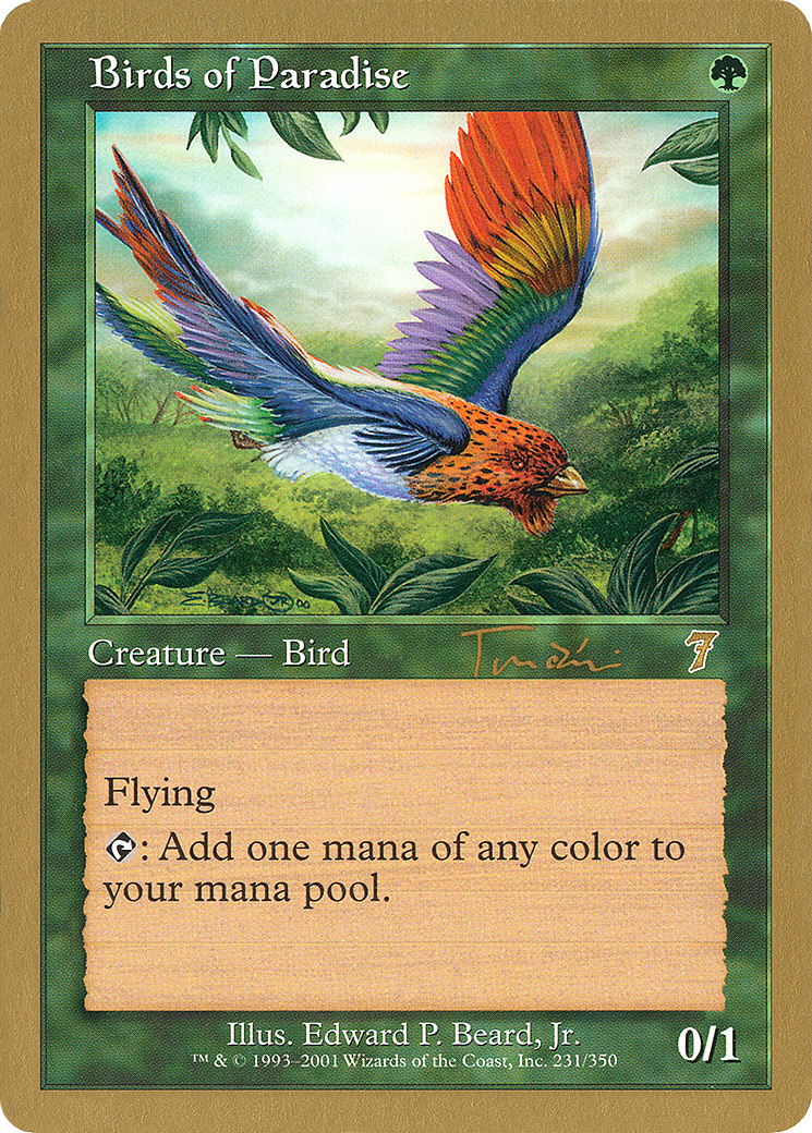Image of Birds of Paradise - 2001 Jan Tomcani (7ED) (WCD-) - World Championship Decks 2001