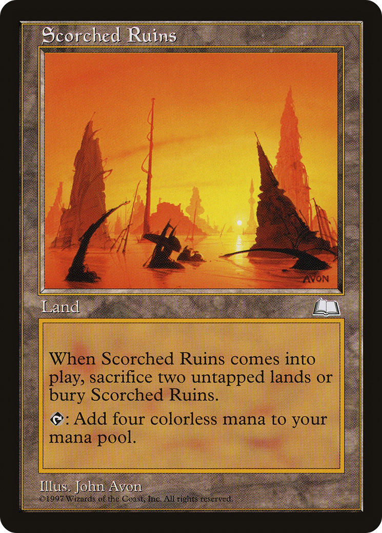 Image of Scorched Ruins (WTH-) - Weatherlight