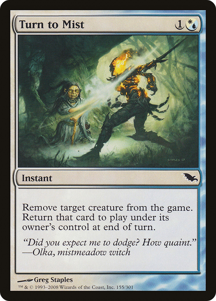 Image of Turn to Mist (SHM-155) - Shadowmoor Foil