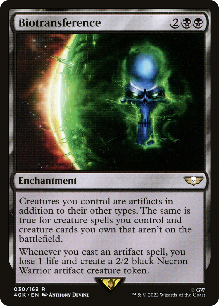 Image of Biotransference (40K-030) - Warhammer 40,000 Commander