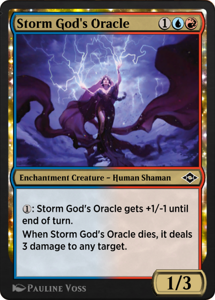Image of Storm God's Oracle (J21-721) - Jumpstart: Historic Horizons: (enchantment)