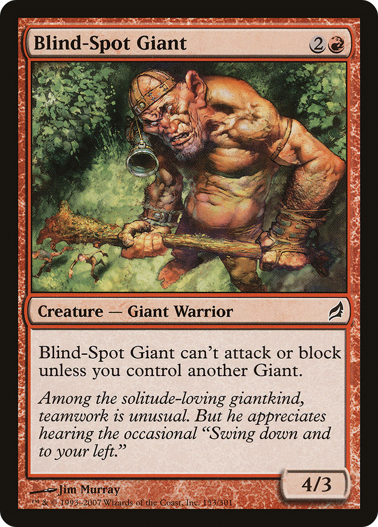 Image of Blind-Spot Giant (LRW-153) - Lorwyn Foil