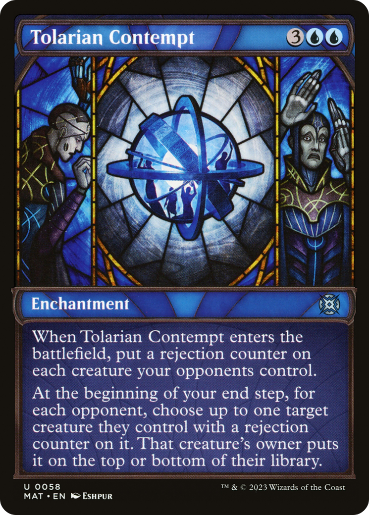 Image of Tolarian Contempt (Showcase) (MAT-058) - March of the Machine: The Aftermath: (Showcase) Foil