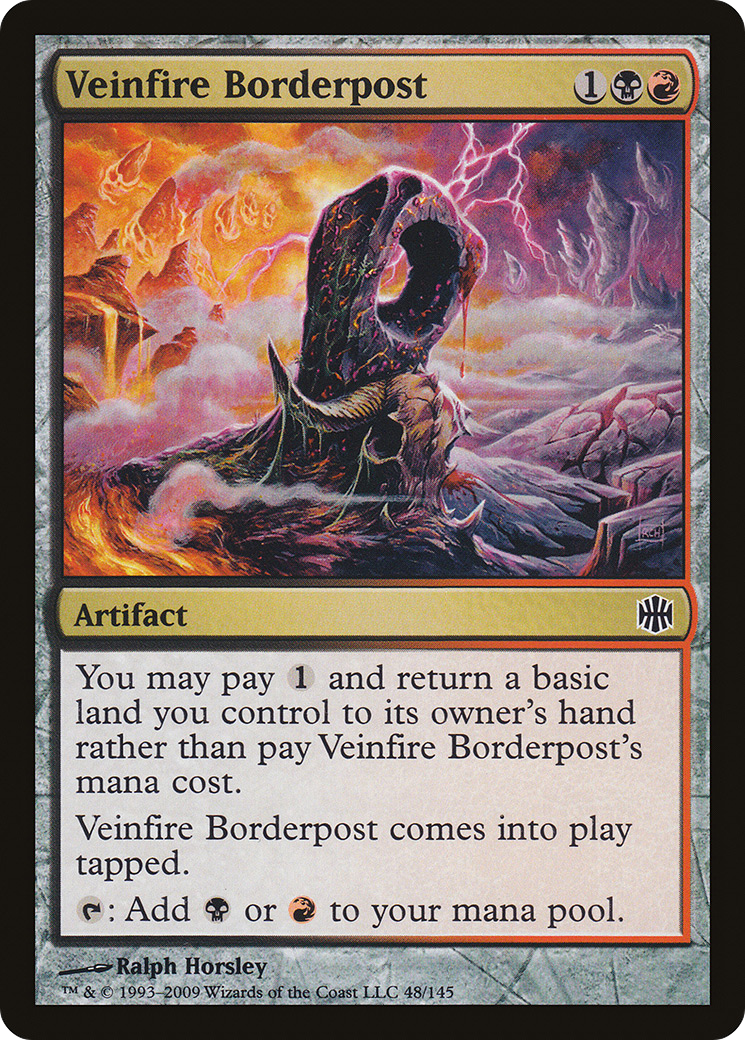 Image of Veinfire Borderpost (ARB-048) - Alara Reborn Foil
