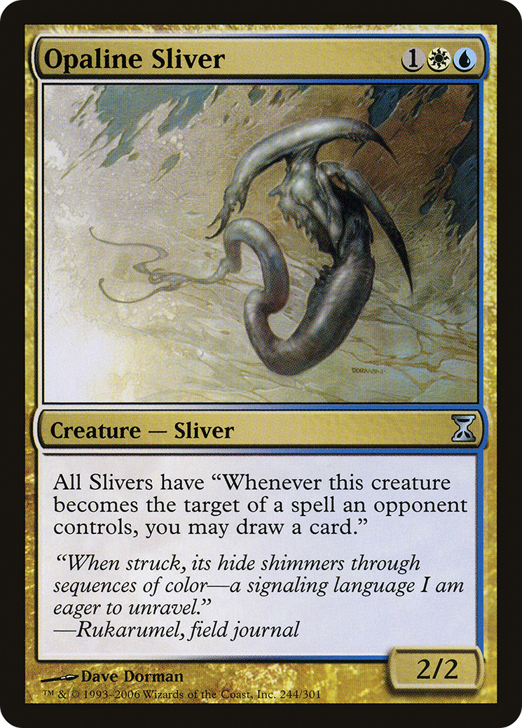 Image of Opaline Sliver (TSP-244) - Time Spiral Foil