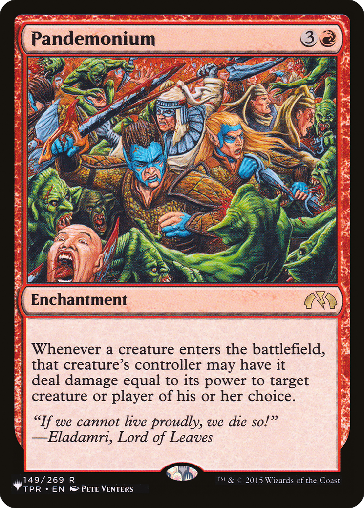Image of Pandemonium (LIST-TPR-149) - The List