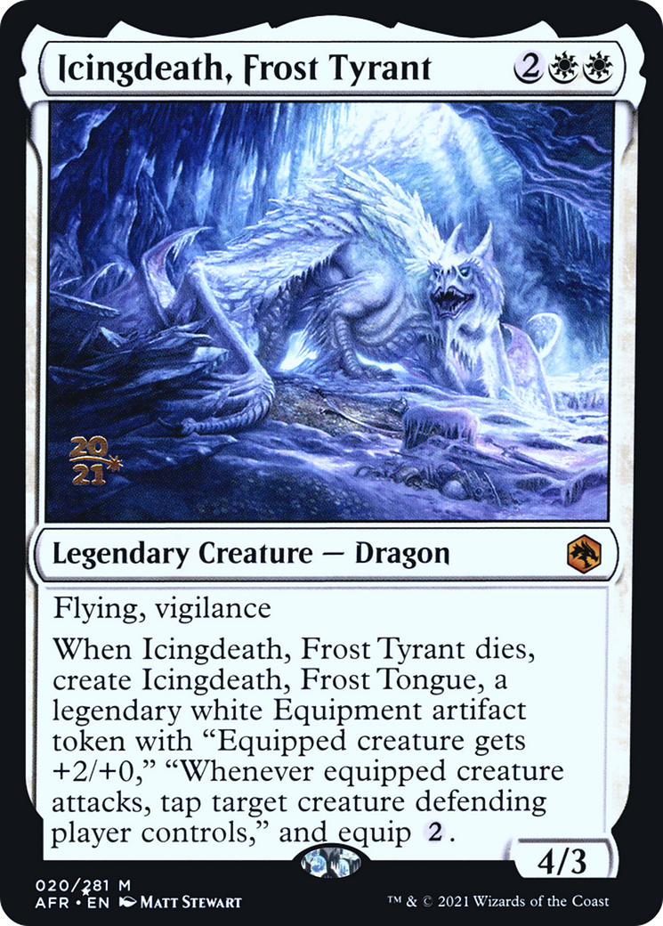 Image of Icingdeath, Frost Tyrant (PRE-020) - Adventures in the Forgotten Realms Promos Foil