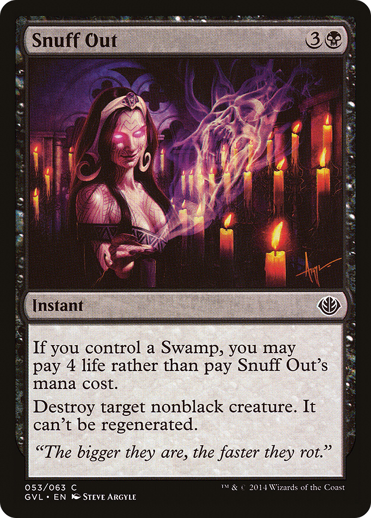 Image of Snuff Out (DD3-) - Duel Decks Anthology: Garruk vs. Liliana