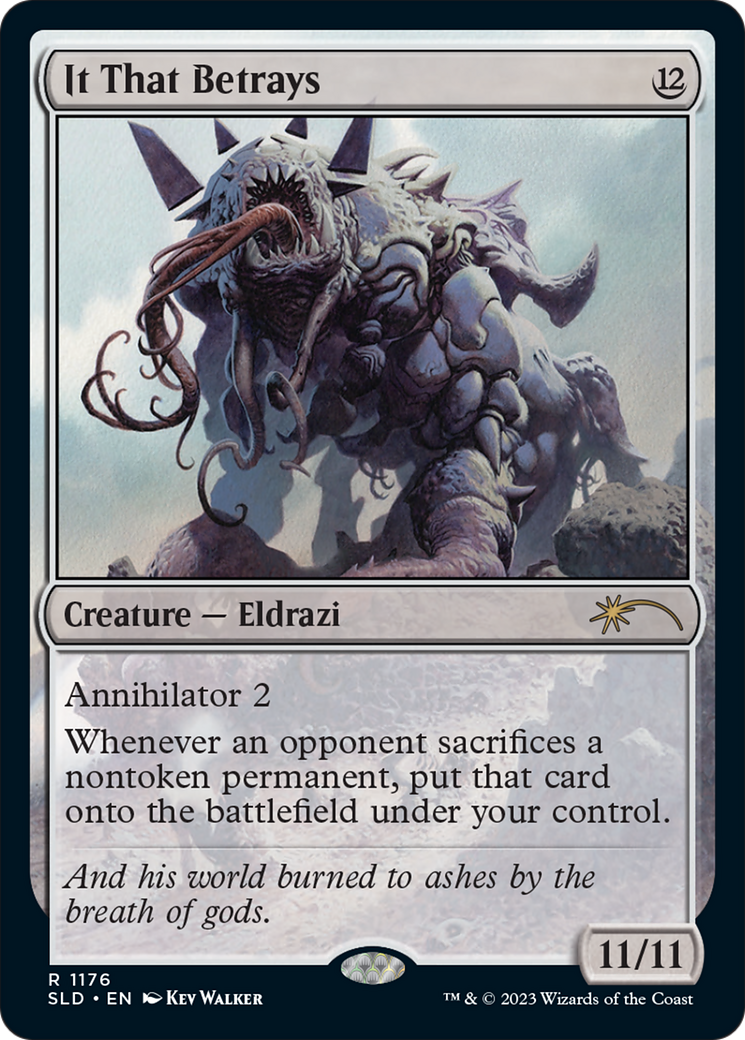 Image of It That Betrays (SLD-1176) - Secret Lair Drop: (Full Art) Foil