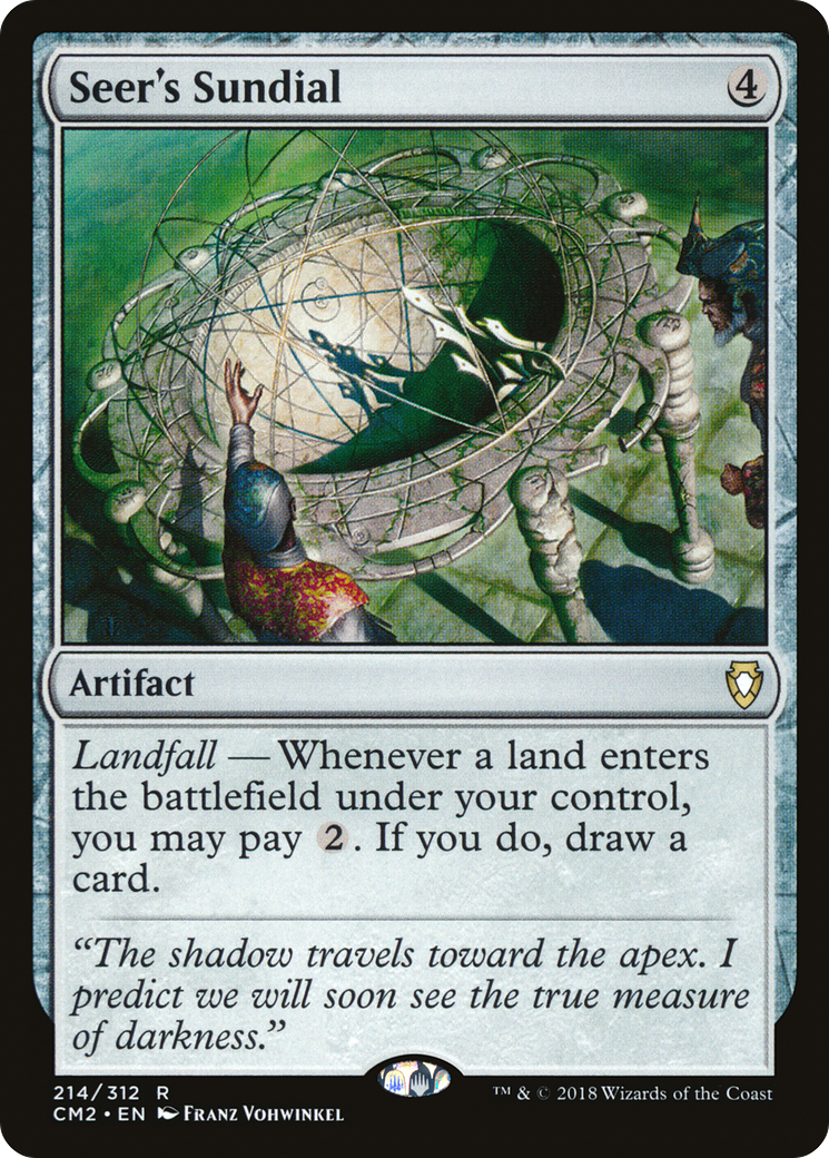Image of Seer's Sundial (CM2-214) - Commander Anthology Volume II