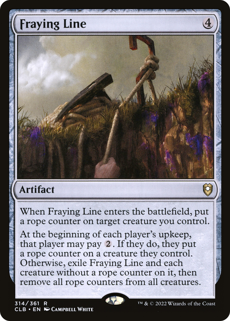 Image of Fraying Line (CLB-314) - Commander Legends: Battle for Baldur's Gate Foil