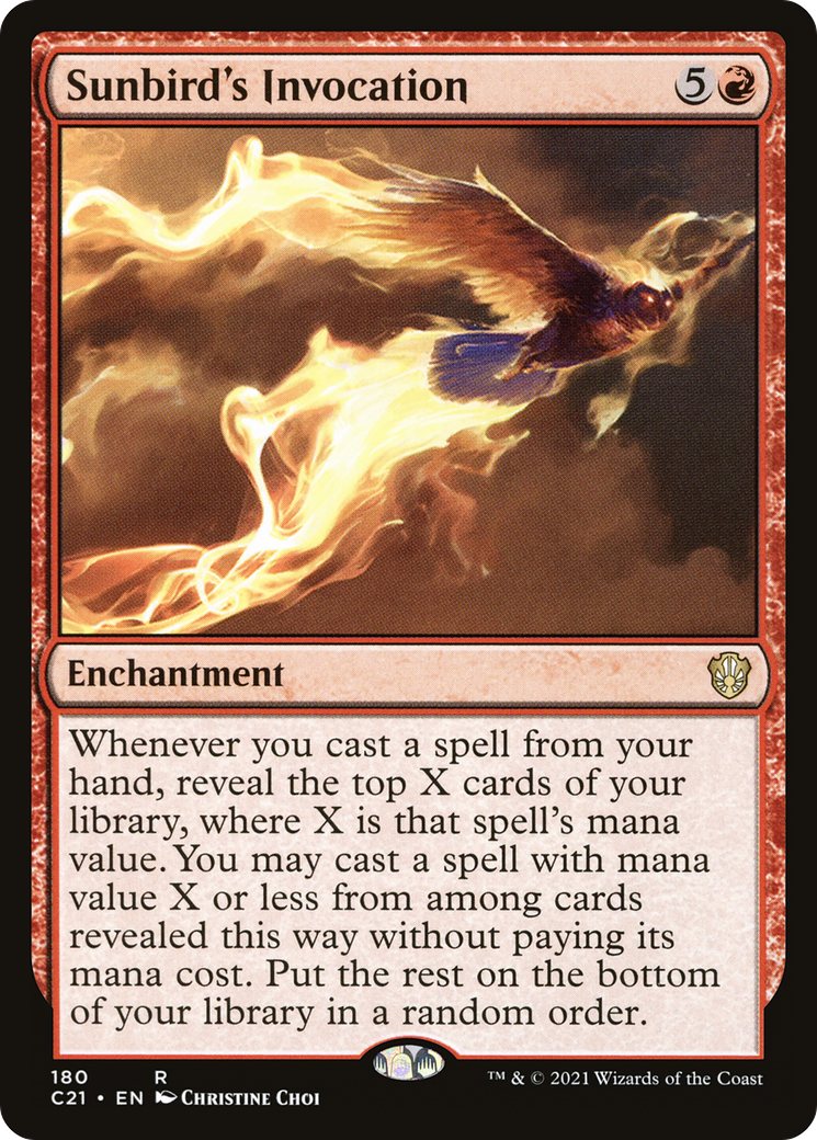 Image of Sunbird's Invocation (C21-180) - Commander 2021