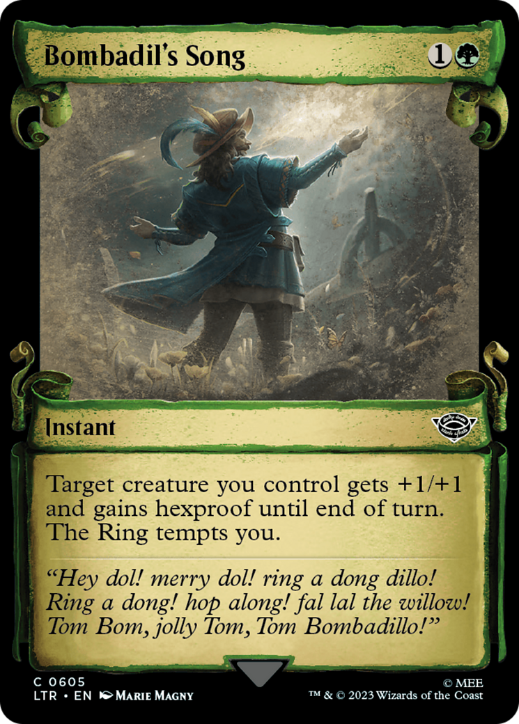 Image of Bombadil's Song (Showcase Scrolls) (LTR-605) - The Lord of the Rings: Tales of Middle-earth: (Showcase) Foil