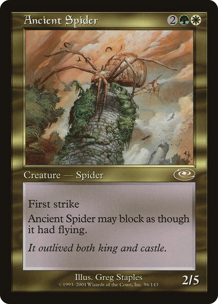 Image of Ancient Spider (PLS-096) - Planeshift Foil