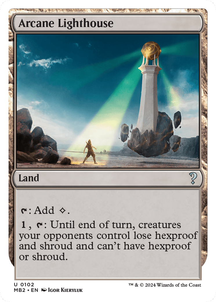 Image of Arcane Lighthouse (White Border) (MB2-102) - Mystery Booster 2