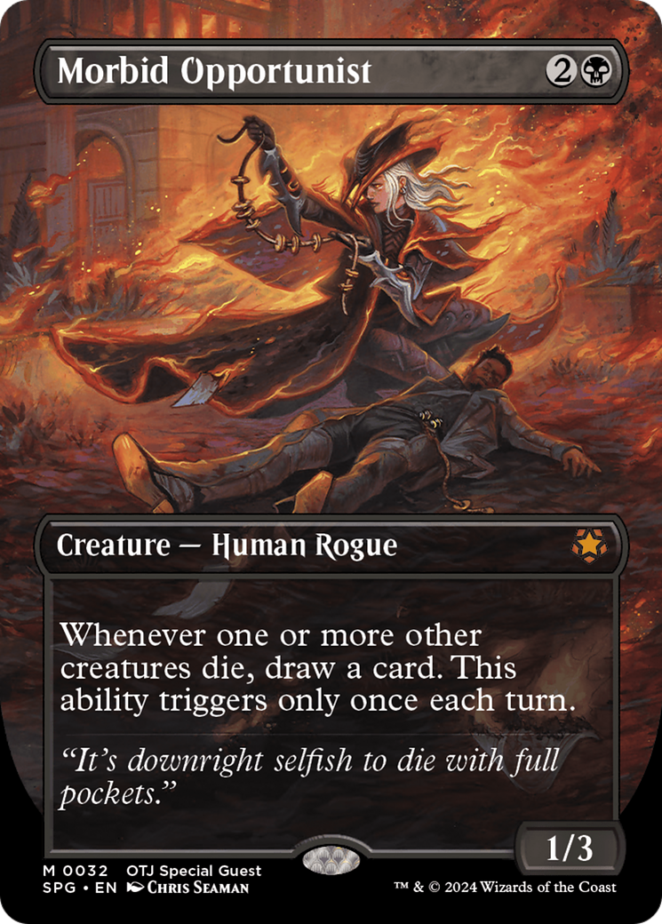 Image of Morbid Opportunist (Borderless) (SPG-032) - Special Guests (Borderless) Foil