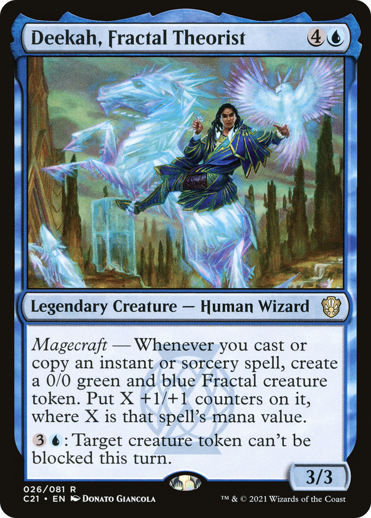 Image of Deekah, Fractal Theorist (C21-026) - Commander 2021