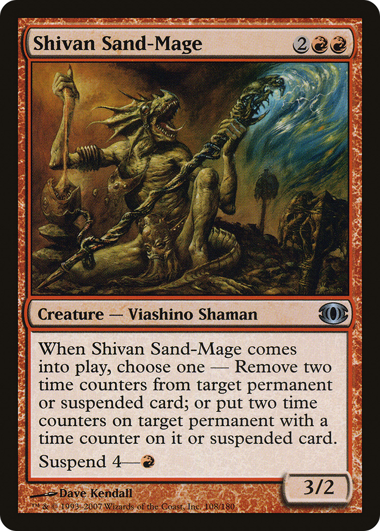 Image of Shivan Sand-Mage (FUT-108) - Future Sight