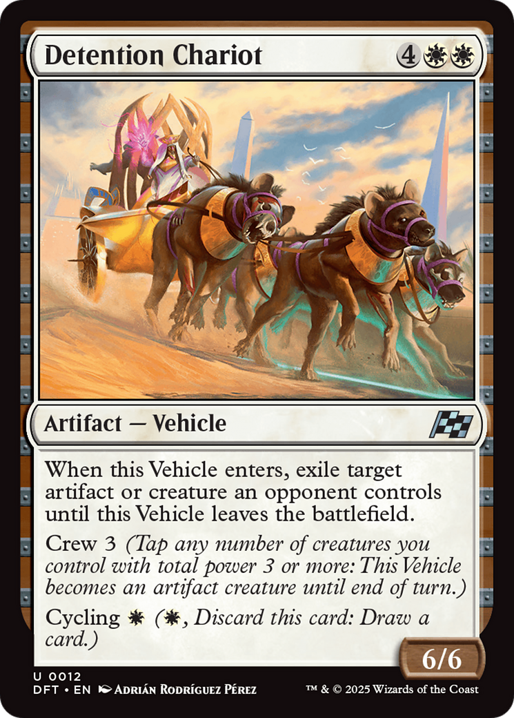 Image of Detention Chariot (DFT-012) - Aetherdrift Foil