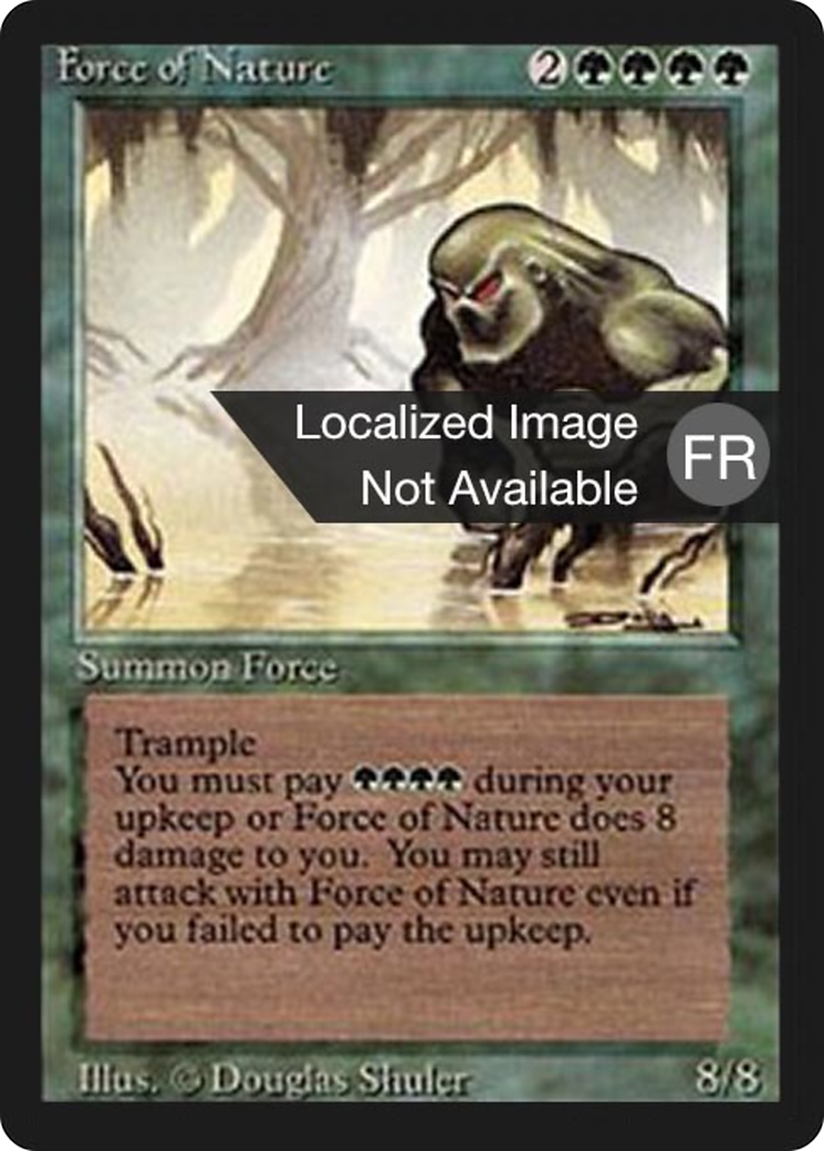 Image of Force of Nature (FBB-) - Foreign Black Border