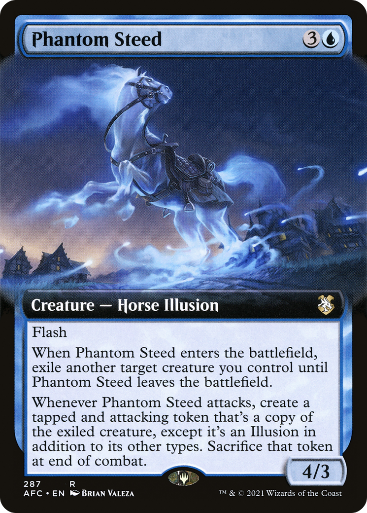 Image of Phantom Steed (Extended Art) (AFC-287) - Forgotten Realms Commander: (Extended Art)