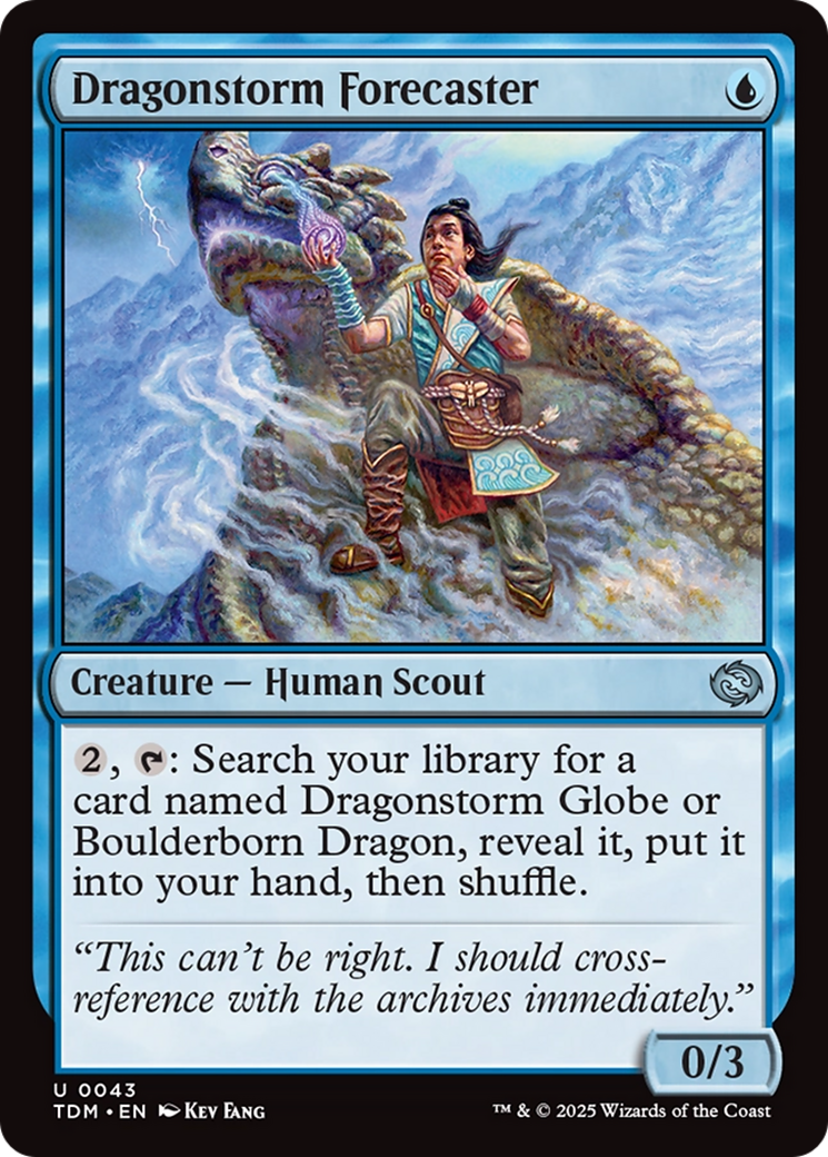 Image of Dragonstorm Forecaster (TDM-043) - Tarkir: Dragonstorm