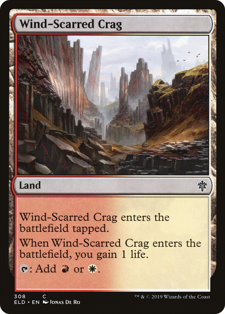 Image of Wind-Scarred Crag (ELD-308) - Throne of Eldraine