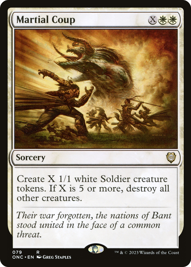 Image of Martial Coup (ONC-079) - Phyrexia: All Will Be One Commander