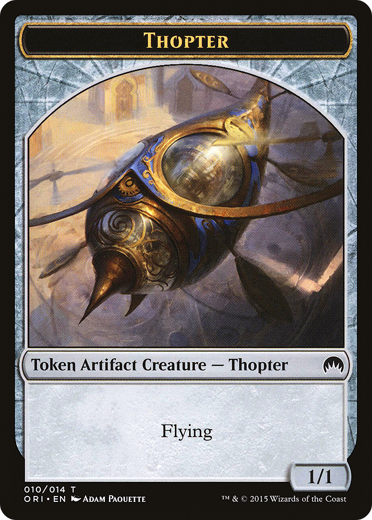 Image of Thopter Token (010) (ORI-010) - Magic Origins Tokens