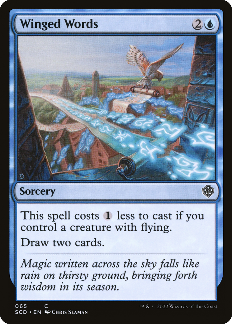 Image of Winged Words (SCD-065) - Starter Commander Decks