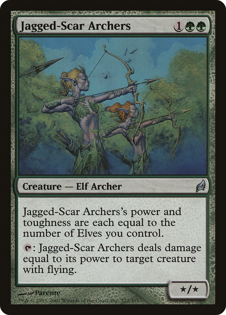 Image of Jagged-Scar Archers (LRW-222) - Lorwyn