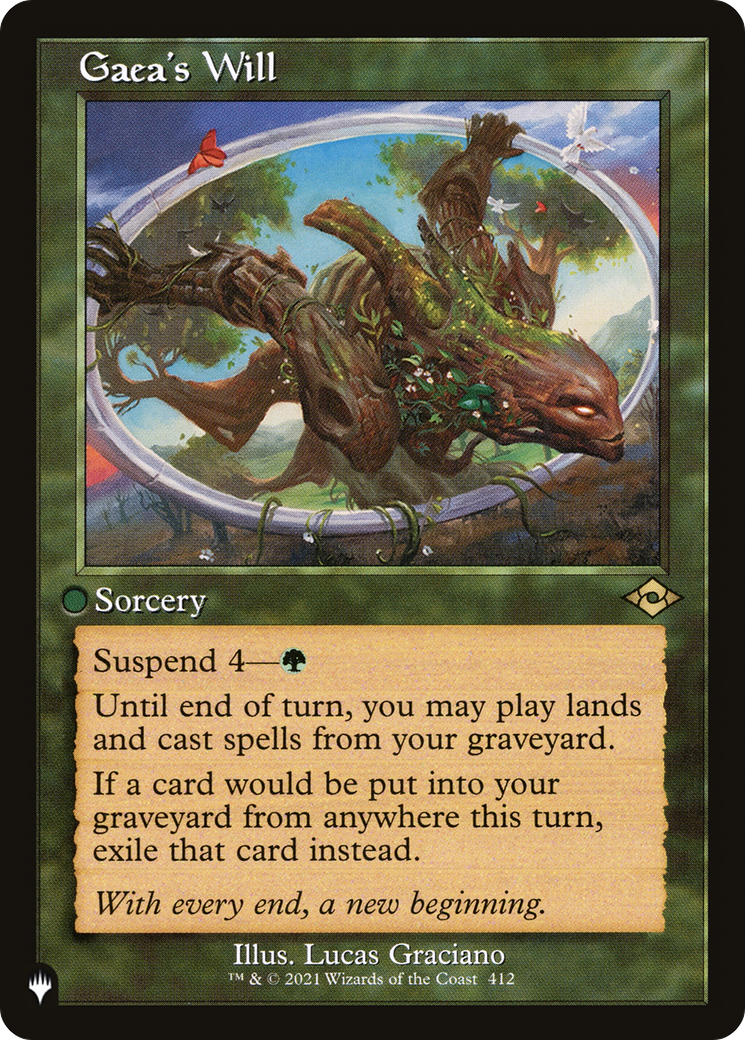 Image of Gaea's Will (LIST-MH2-412) - The List