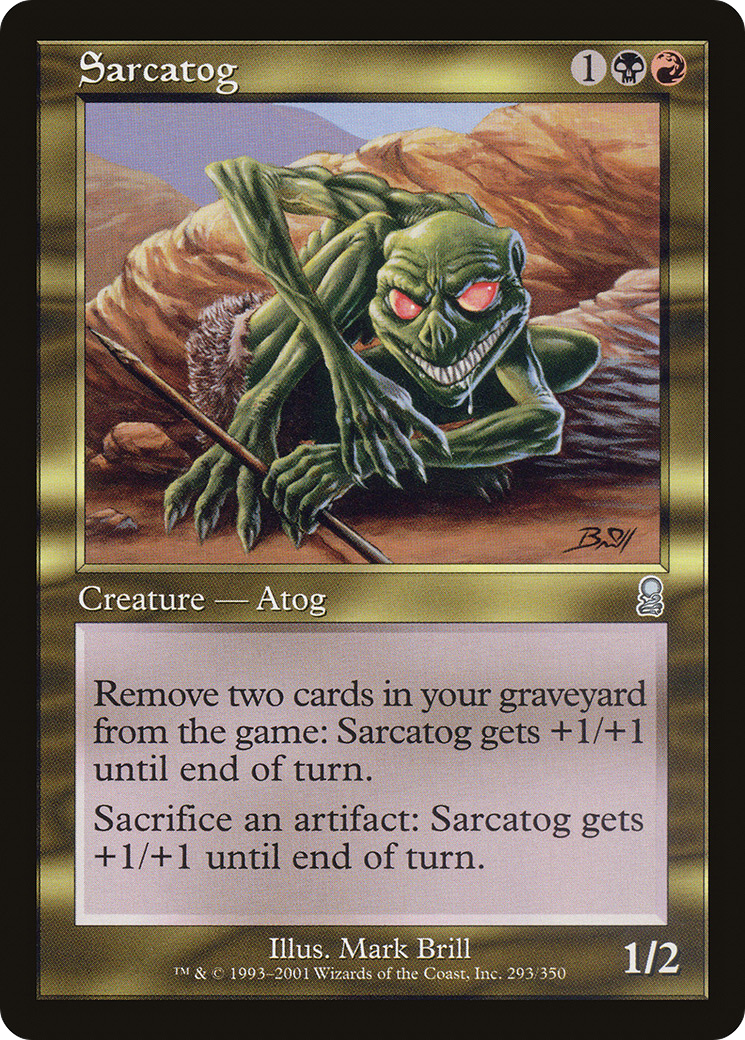 Image of Sarcatog (ODY-293) - Odyssey Foil