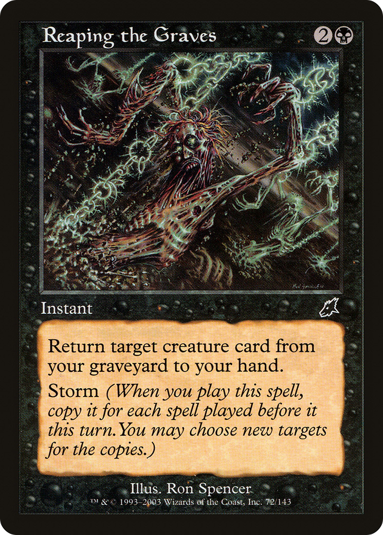 Image of Reaping the Graves (SCG-072) - Scourge Foil
