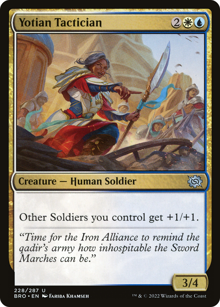 Image of Yotian Tactician (BRO-228) - The Brothers' War