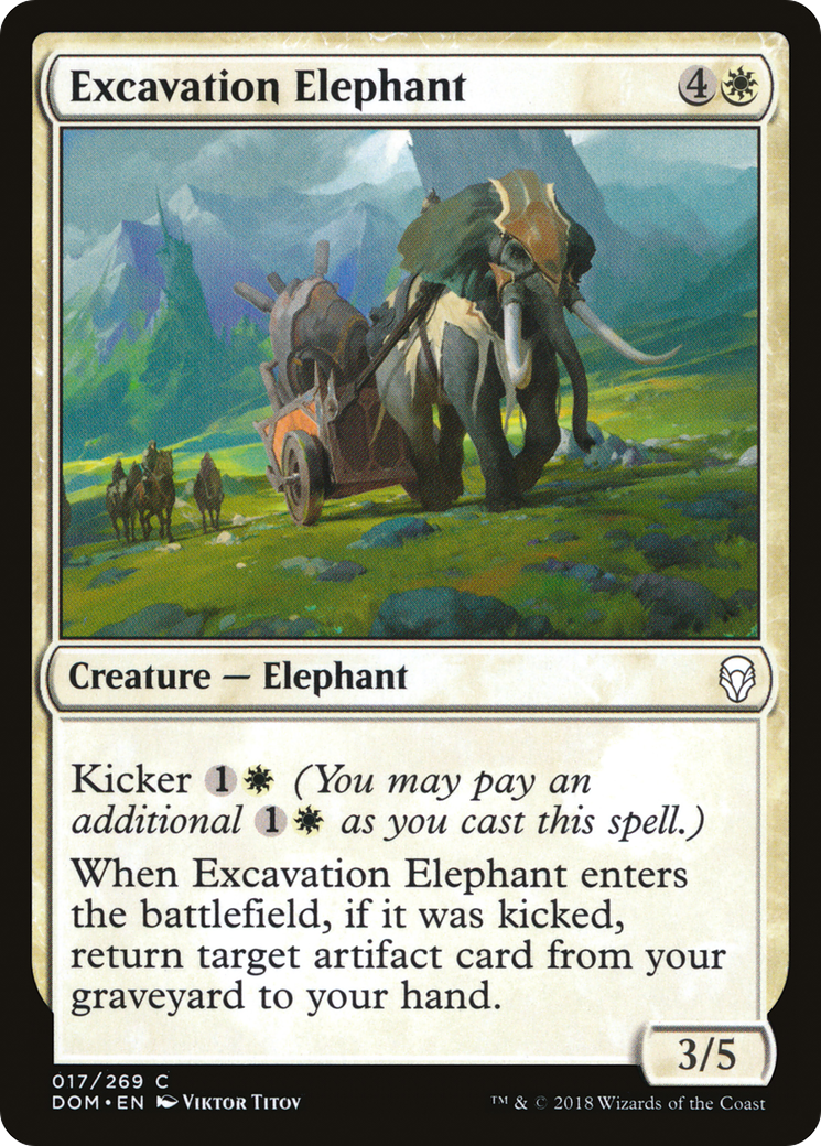 Image of Excavation Elephant (DOM-017) - Dominaria