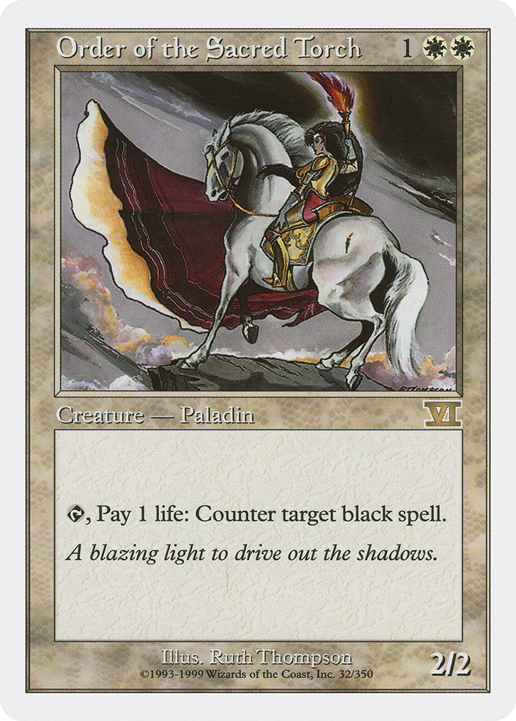 Image of Order of the Sacred Torch (6ED-032) - Classic Sixth Edition