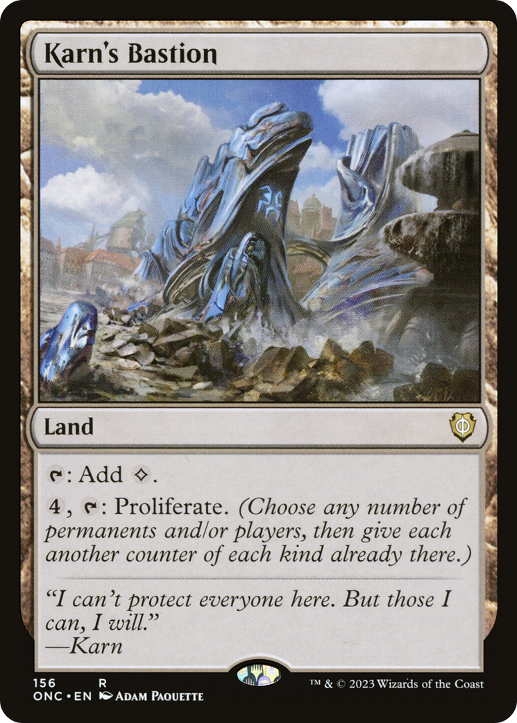 Image of Karn's Bastion (ONC-156) - Phyrexia: All Will Be One Commander