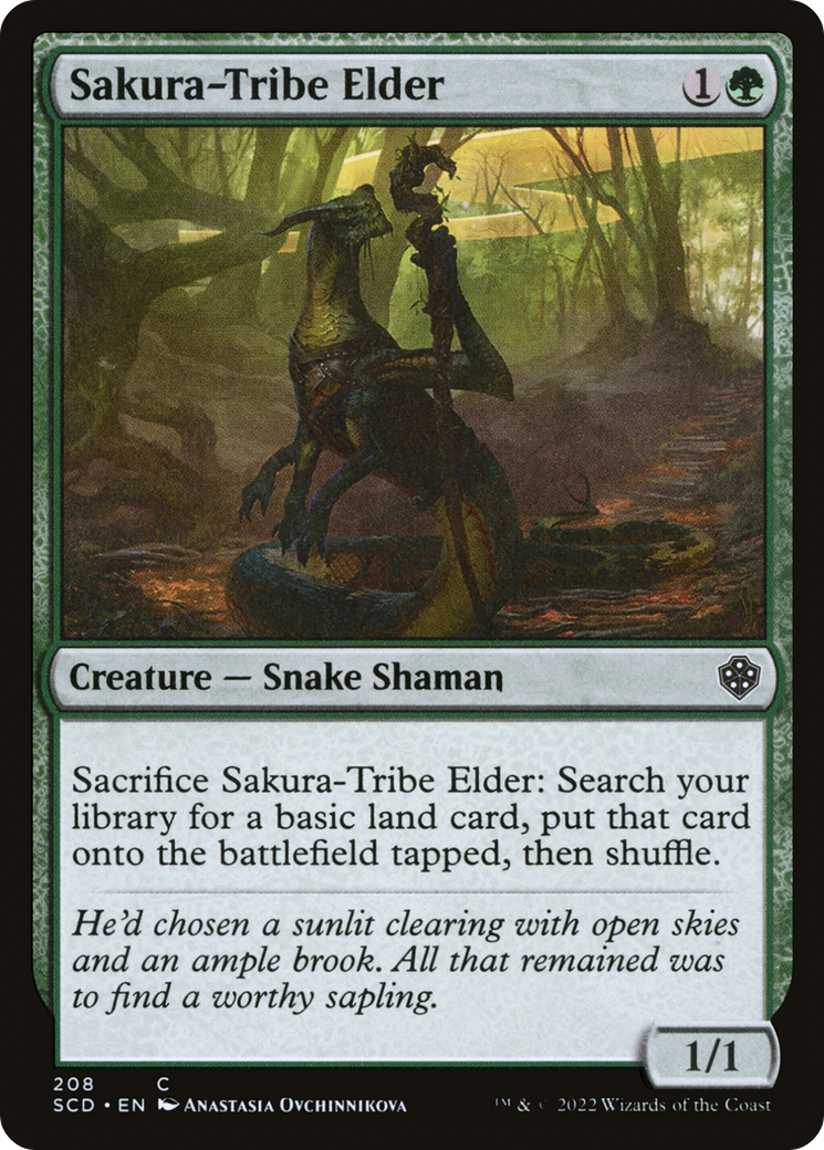 Image of Sakura-Tribe Elder (SCD-208) - Starter Commander Decks