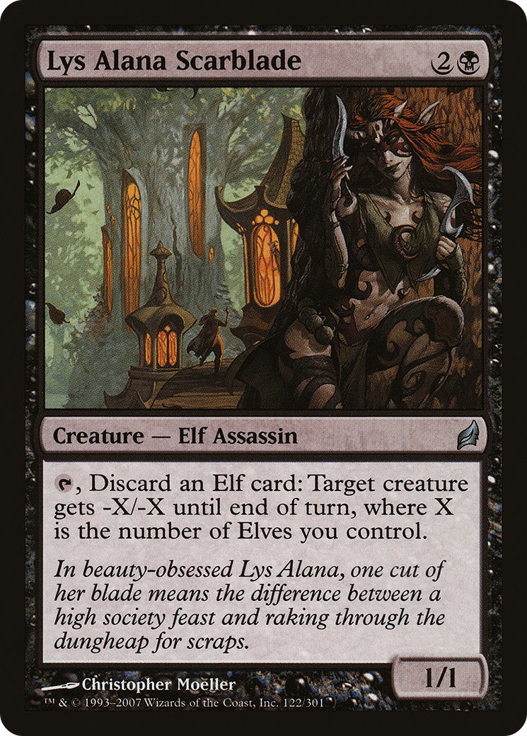 Image of Lys Alana Scarblade (LRW-122) - Lorwyn Foil