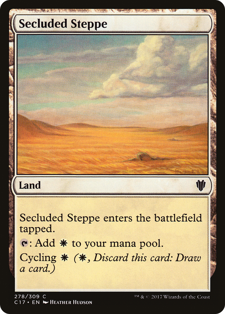 Image of Secluded Steppe (C17-278) - Commander 2017