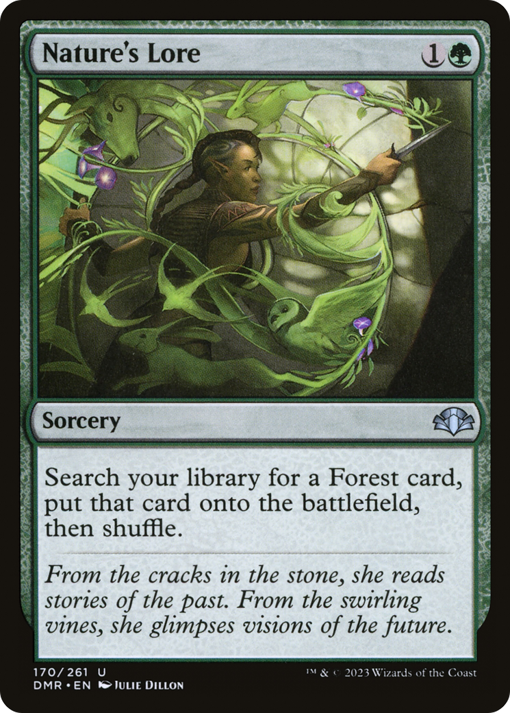 Image of Nature's Lore (DMR-170) - Dominaria Remastered Foil