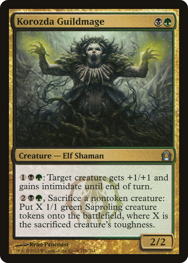 Image of Korozda Guildmage (RTR-176) - Return to Ravnica Foil