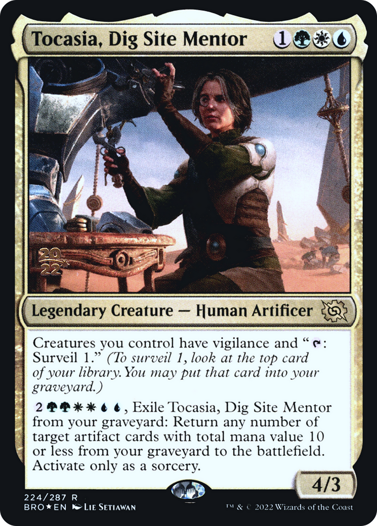 Image of Tocasia, Dig Site Mentor (PRE-224) - The Brothers' War Promos Foil