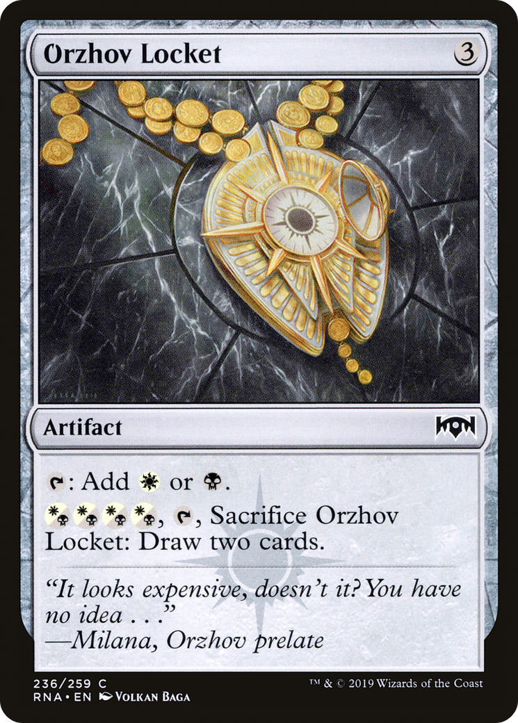 Image of Orzhov Locket (RNA-236) - Ravnica Allegiance