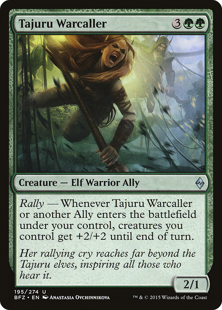 Image of Tajuru Warcaller (BFZ-195) - Battle for Zendikar