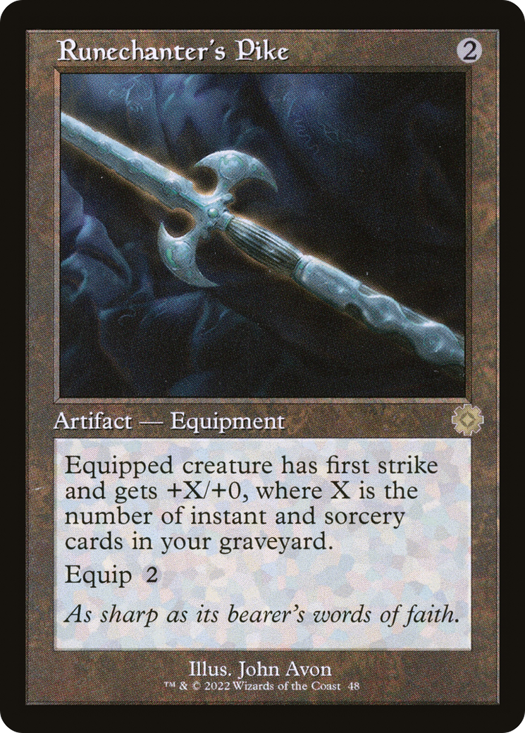 Image of Runechanter's Pike (BRR-048) - The Brothers' War Retro Artifacts